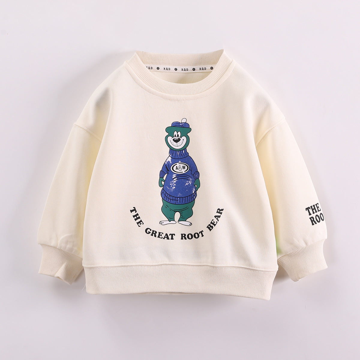 new cartoon children's tops girls & Boys casual loose pullover trend