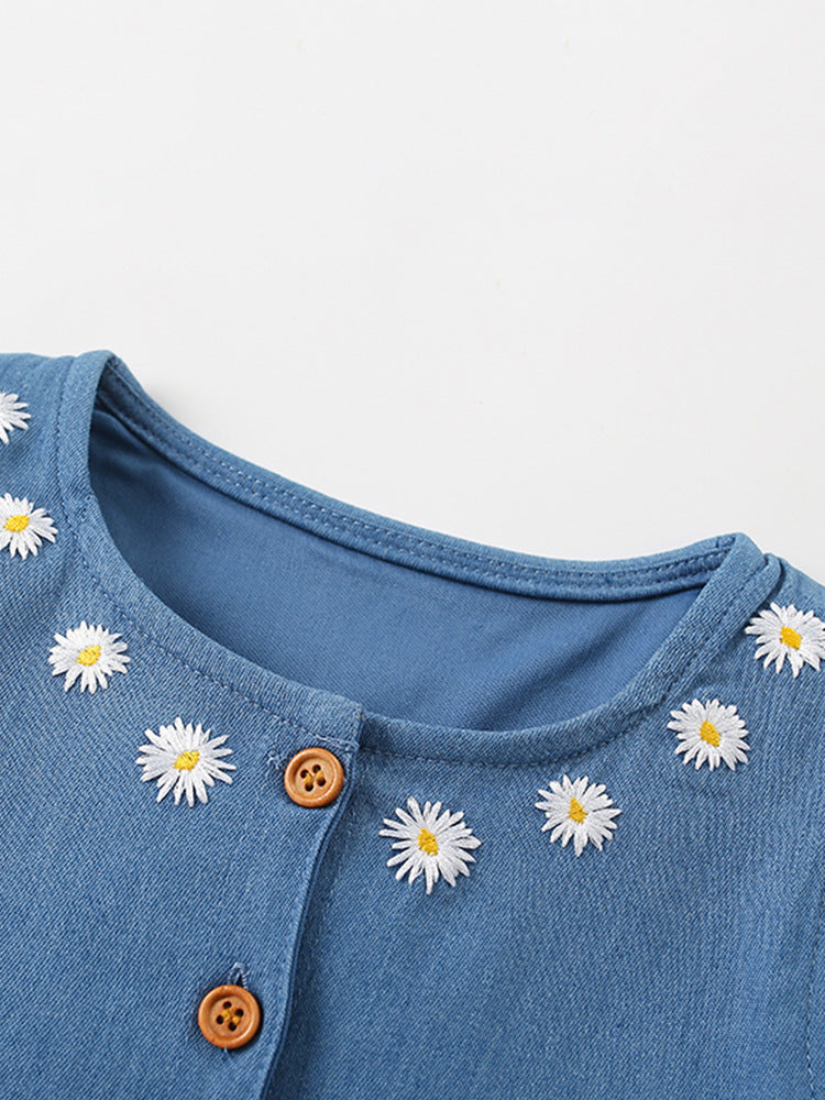 Cubs Lane Blue Color Stylish Dress For Girls