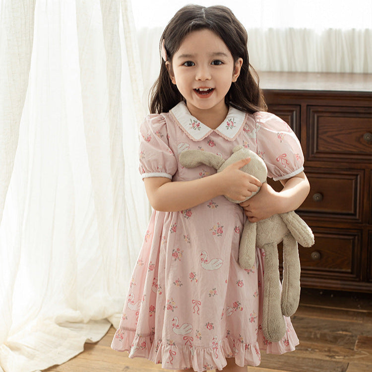 Cubs Lane Blue Color Stylish Dress For Girls