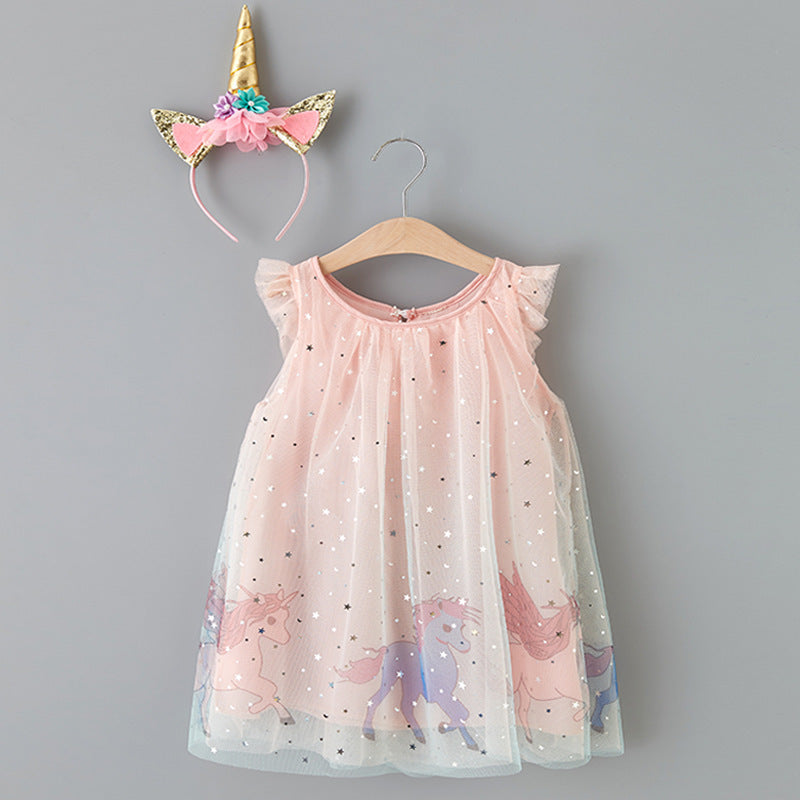 Cubs Lane Pink Color Stylish Dress For Girls