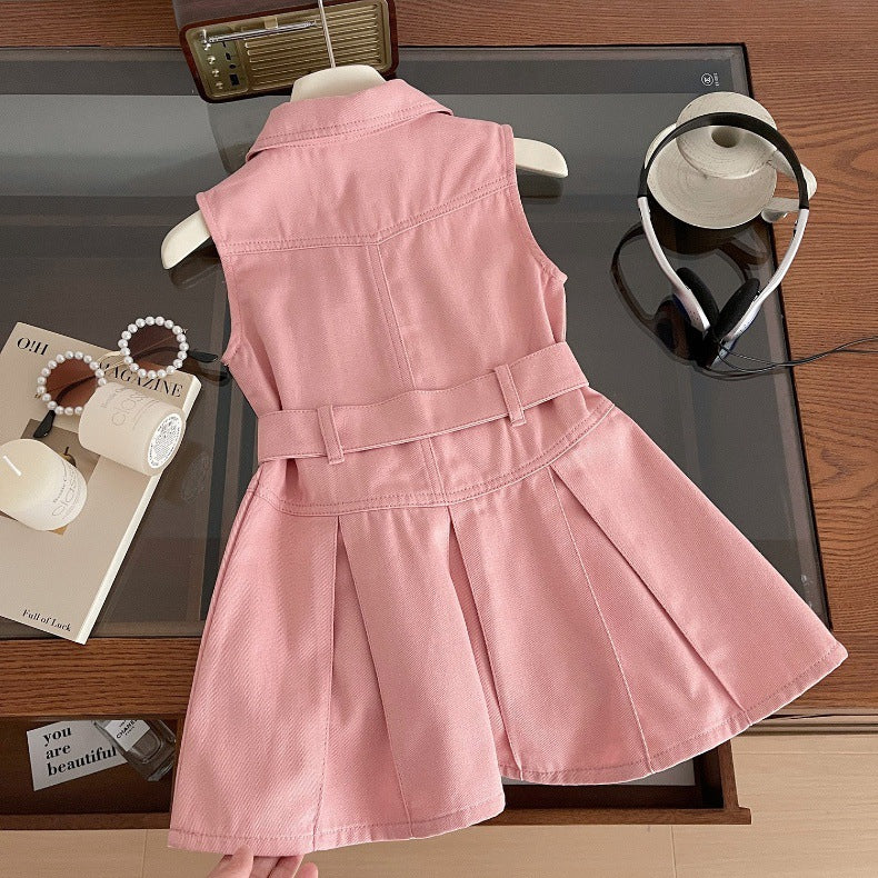 Cubs Lane Pink Color Stylish Dress For Girls