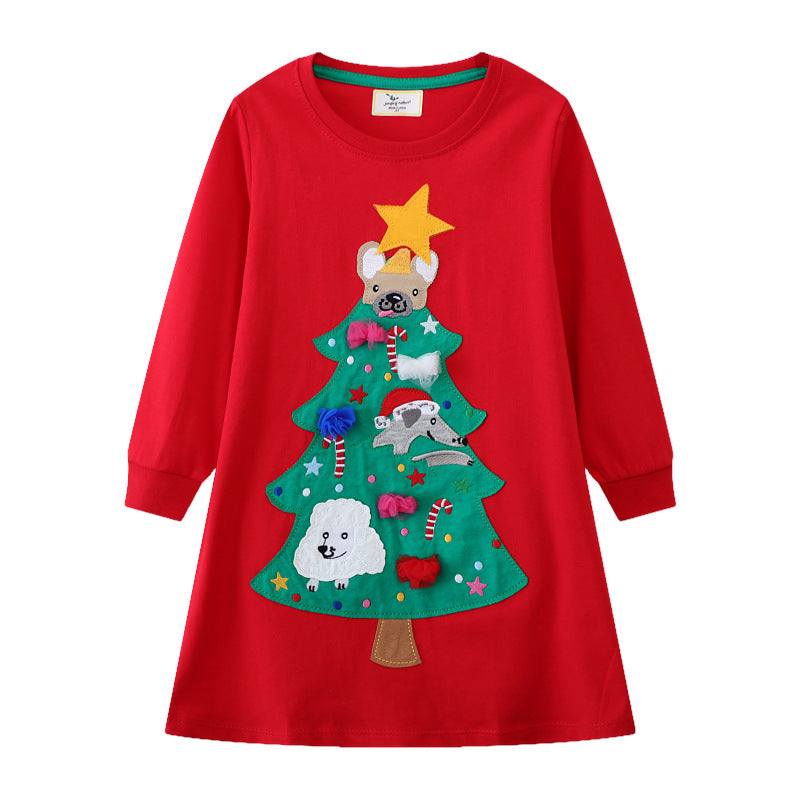 Cubs Lane Blue Color Stylish Dress For Girls