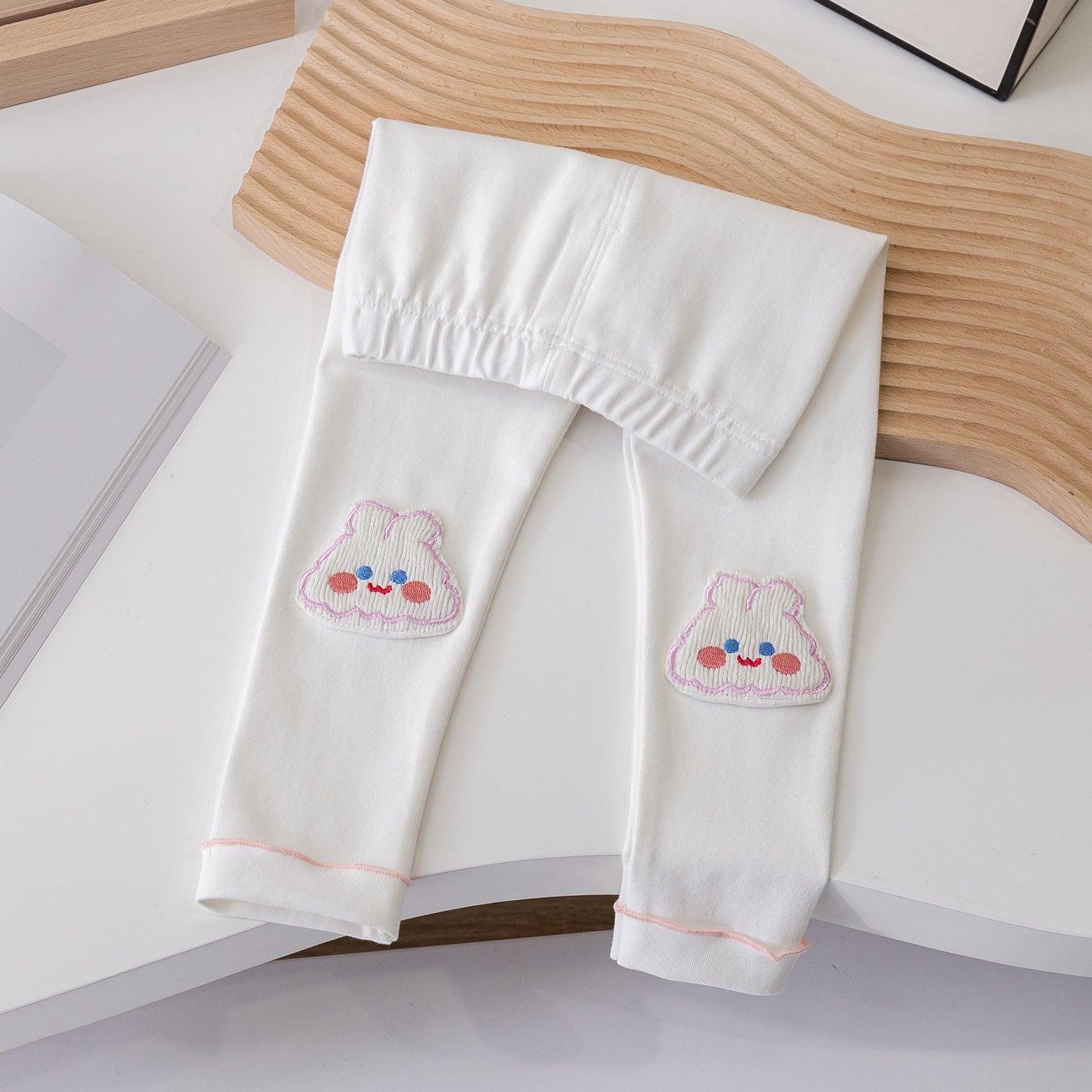 Cubs Lane new rabbit trousers baby girls casual mid-waist versatile trousers
