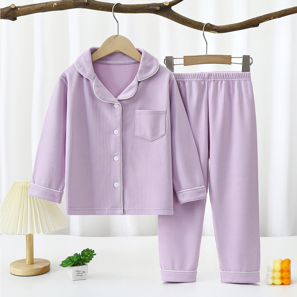 Cubs Lane home clothes suits for boys and girls, autumn and winter