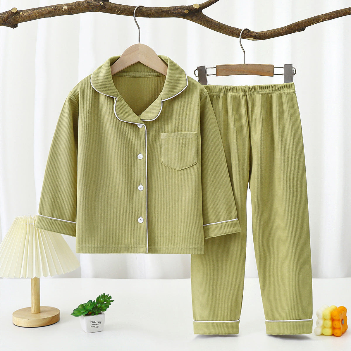 Cubs Lane home clothes suits for boys and girls, autumn and winter