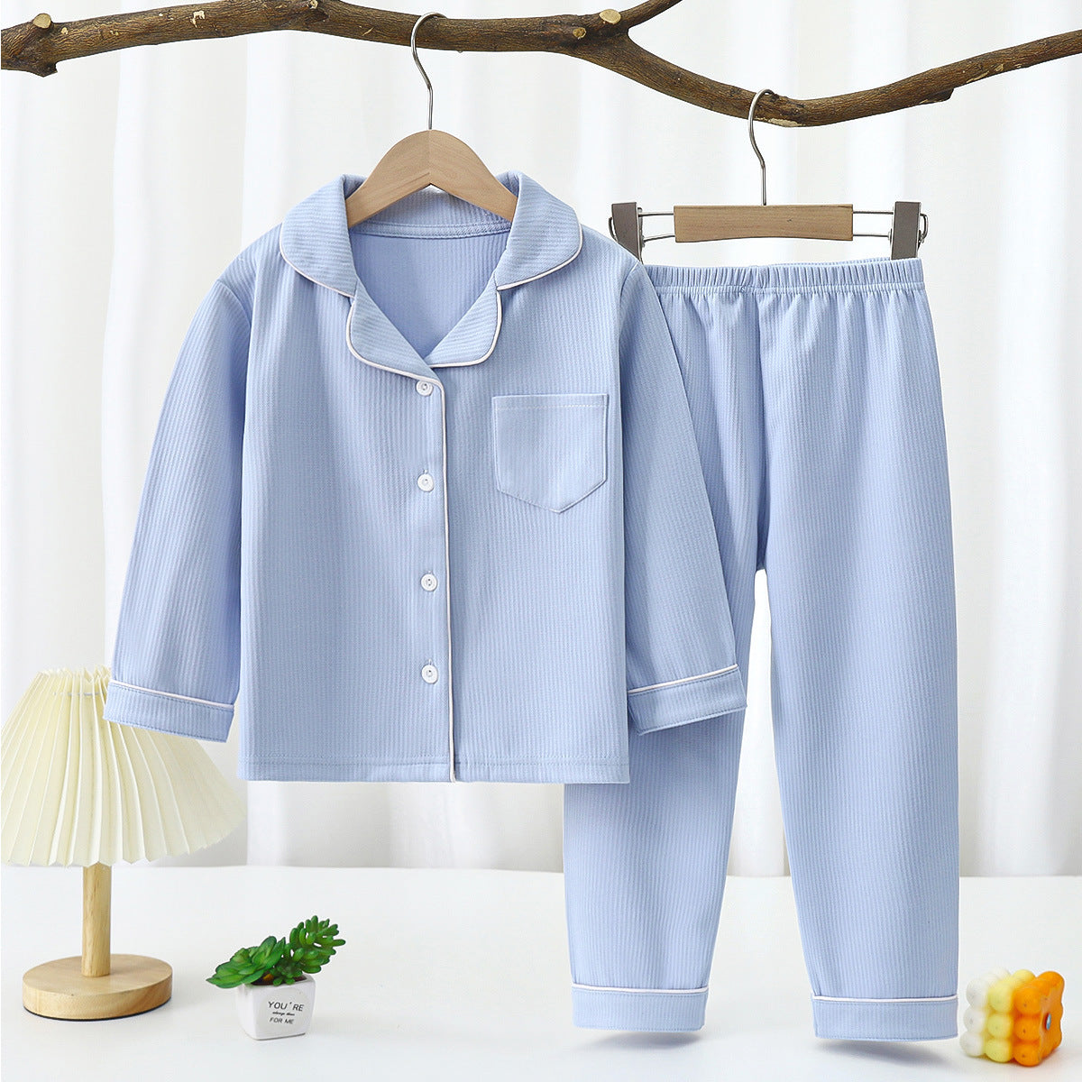 Cubs Lane home clothes suits for boys and girls, autumn and winter