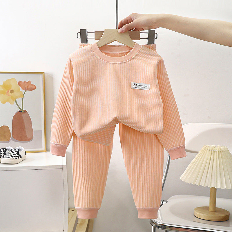 Cubs Lane clothes and autumn pants, boys and girls' thermal clothing suits