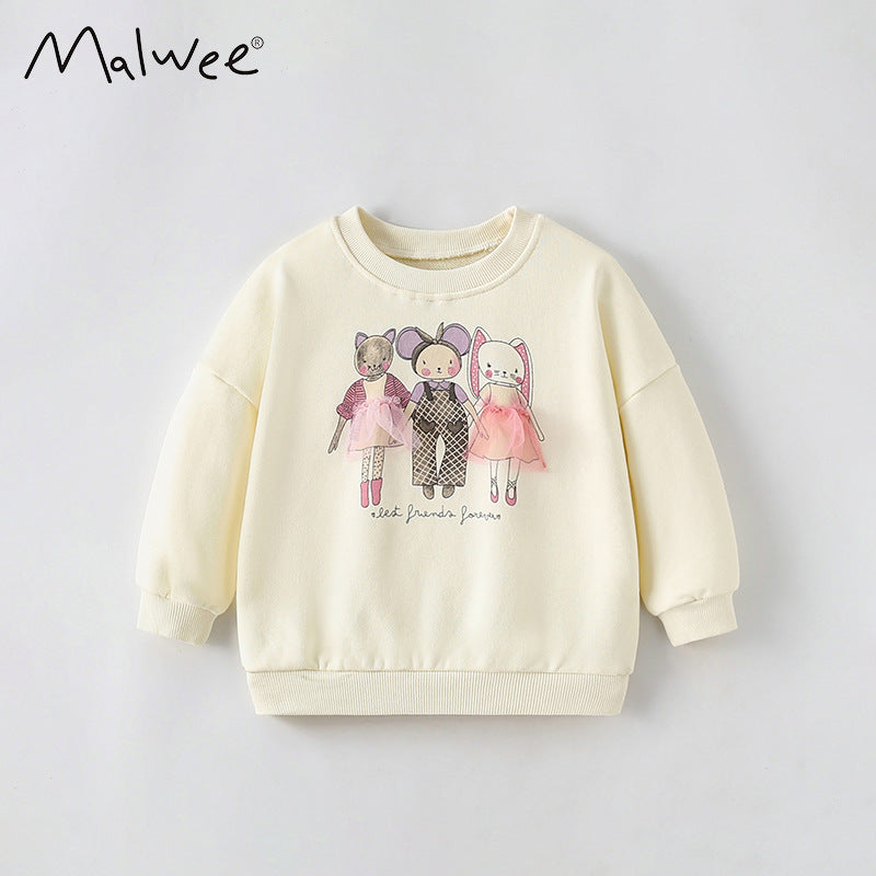 Cubs Lane children's casual round neck long-sleeved fashionable bottoming shirt