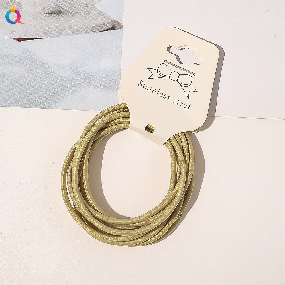 Cubs Lane simple thin hair band girl high elastic rubber band basic cute style