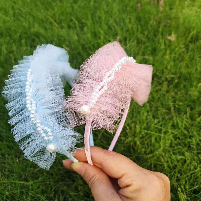 Cubs Lane Elsa Princess mesh iron headband hair