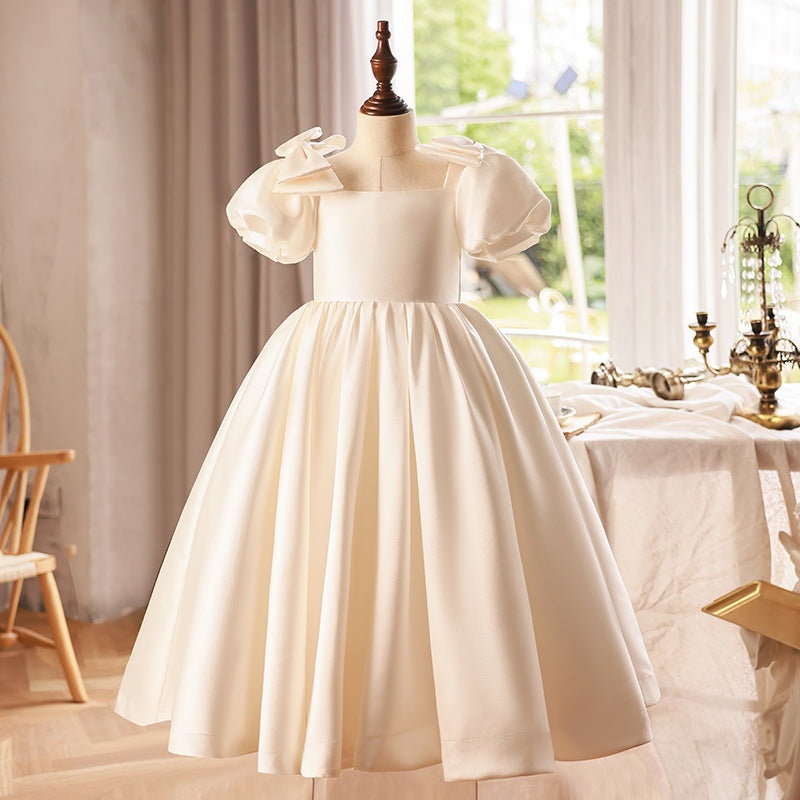 Cubs Lane Party Wear White Color Dress For Girls