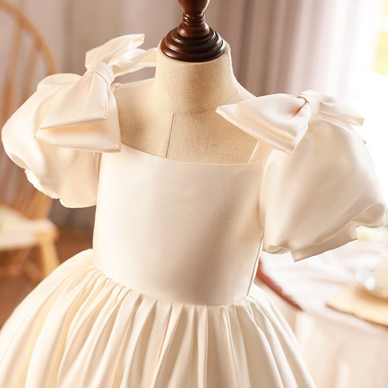 Cubs Lane Party Wear White Color Dress For Girls