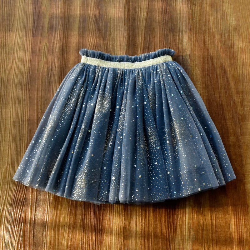 Cubs Lane little girls summer short skirts big children pleated skirts