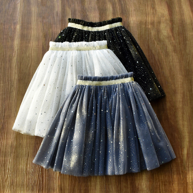 Cubs Lane little girls summer short skirts big children pleated skirts