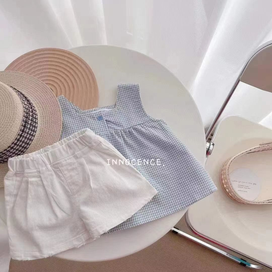 Cubs lane new style baby girl cute T-shirt vest dress little girl