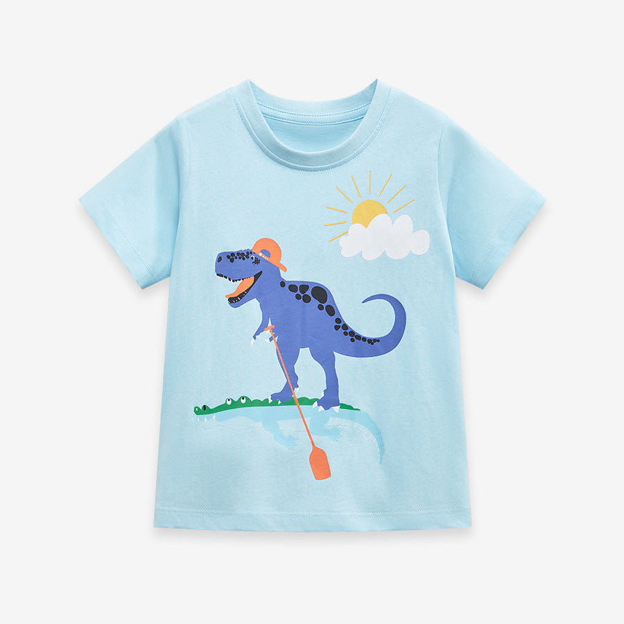 Cubs Lane Round neck boy T-shirt short sleeve summer style