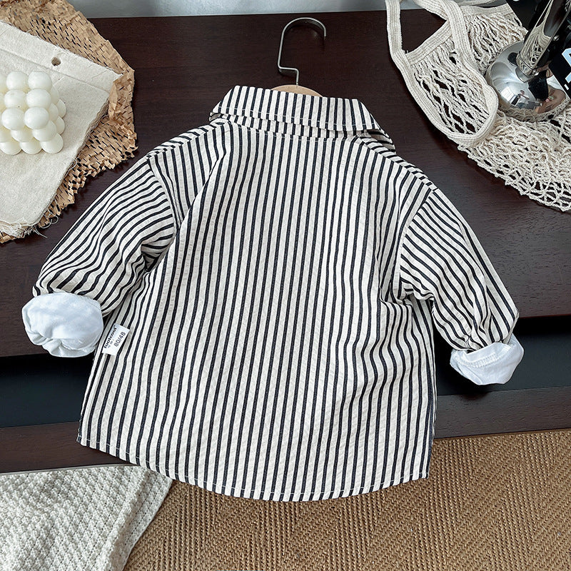 Cubs Lane Summer New Children's Tops Shirt Jacket Long Sleeve Shirt