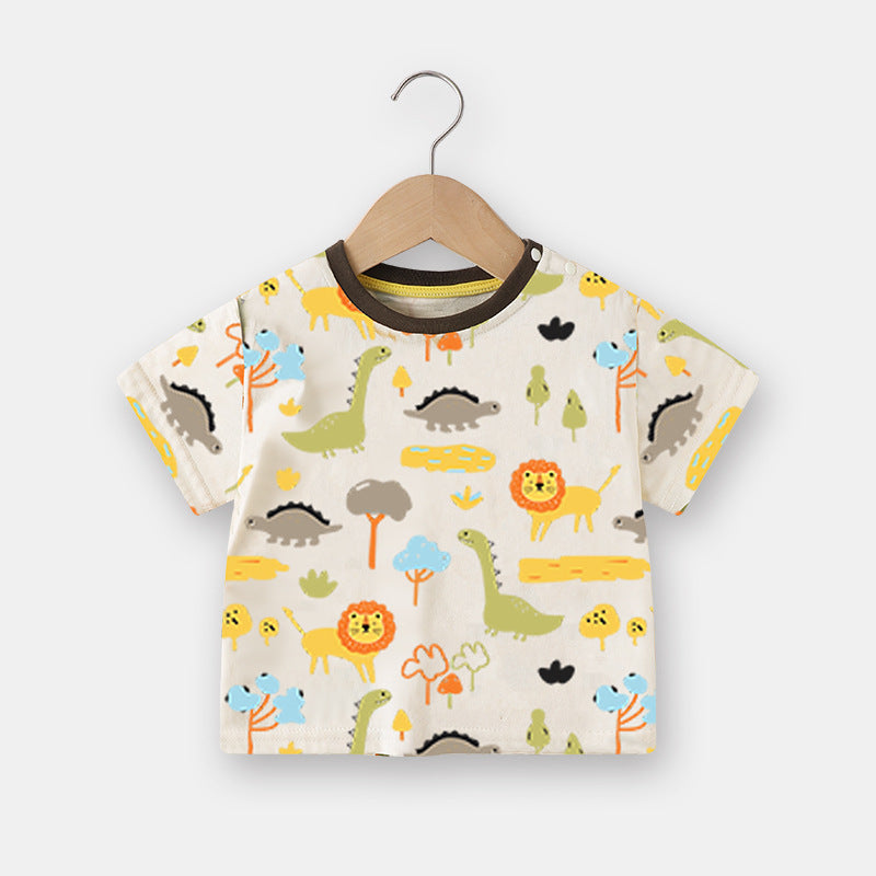 Cubs Lane Baby clothes casual short-sleeved T-shirt summer clothes boys