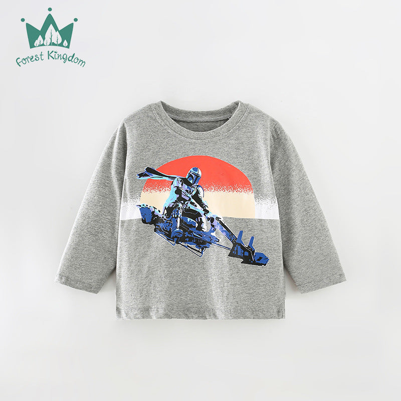 Cubs Lane boy's long-sleeved T-shirts, children's clothing, new arrivals