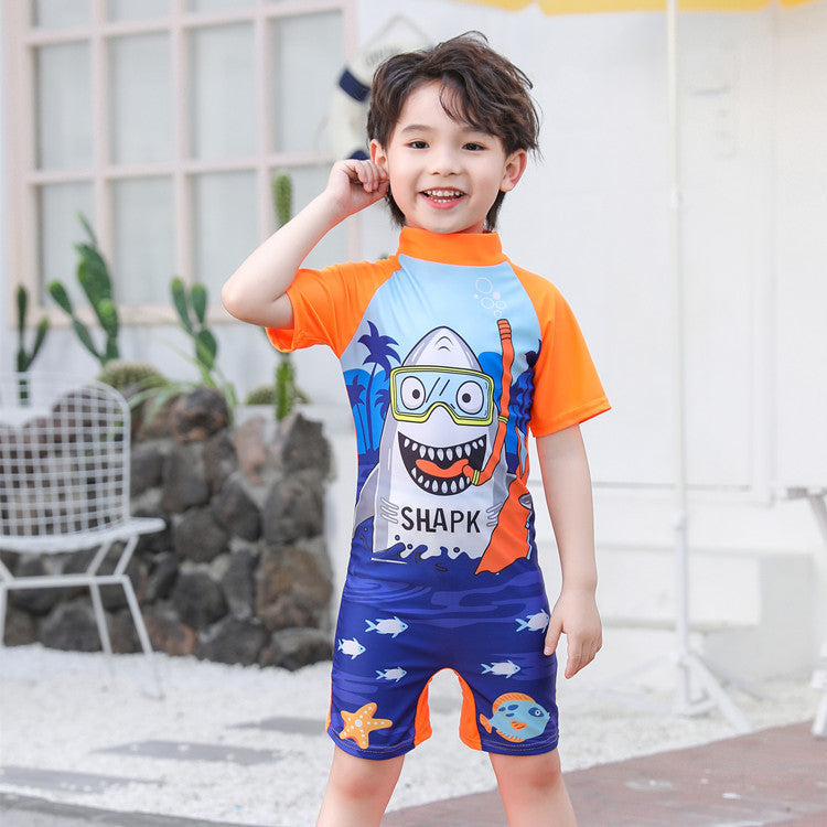 Cubs Lane Multi Color Stripe Print Swimwear