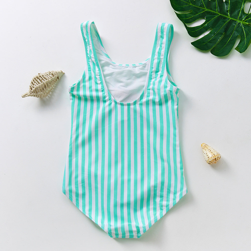 Cubs Lane New cross-border children's swimsuit girls flip watermelon