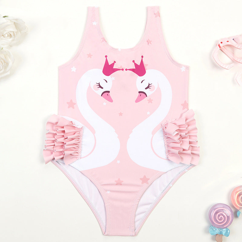 Cubs Lane children cute cartoon one-piece swimsuit baby