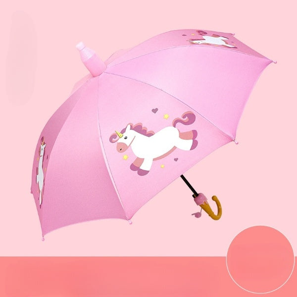 Cubs Lane Pink Animal Print Umbrella