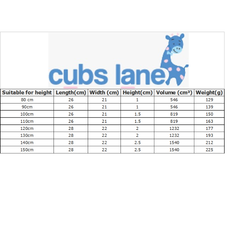 Cubs Lane Boys and girls cotton home clothes pajamas set solid color printing