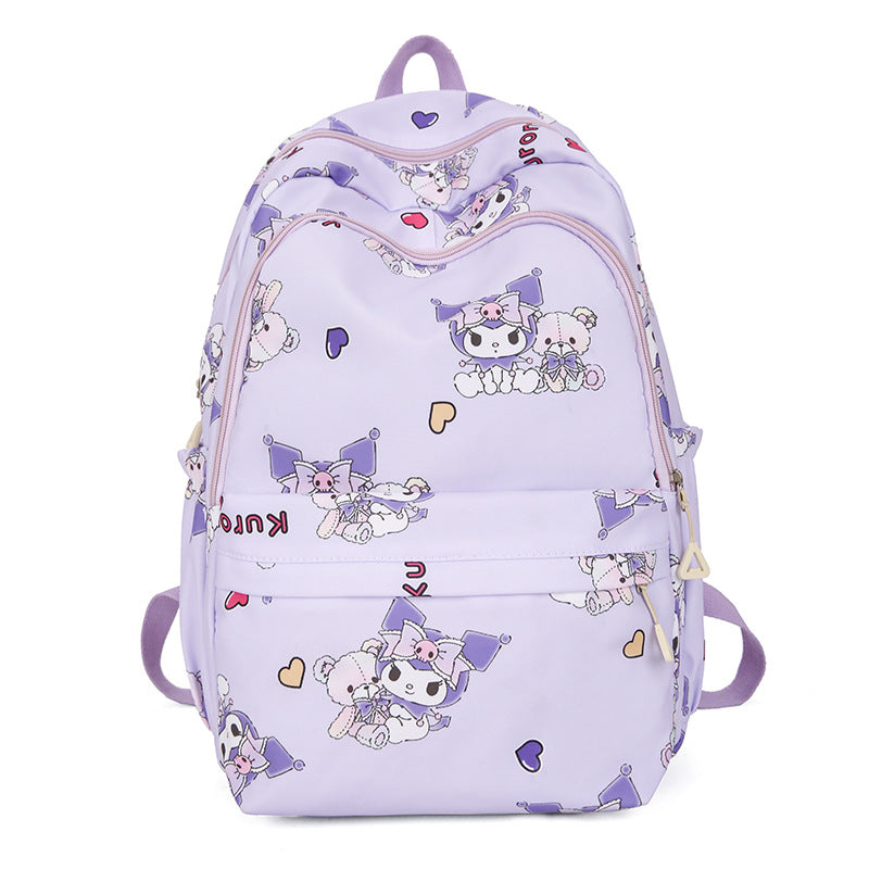 Cubs Lane Purple Graphic Print Sling Bag