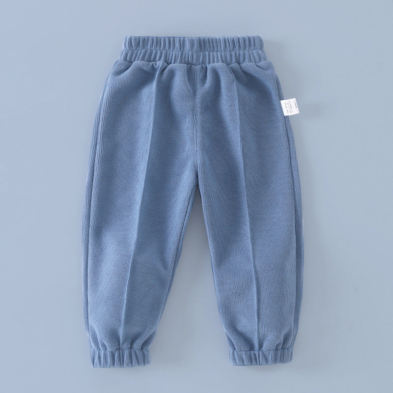 Cubs Lane Baby outerwear pants spring and autumn thin autumn clothing boys casual sports pants cotton girls children baby trousers