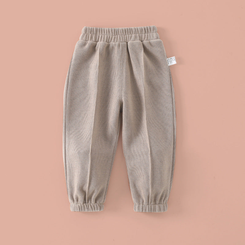 Cubs Lane Baby outerwear pants spring and autumn thin autumn clothing boys casual sports pants cotton girls children baby trousers