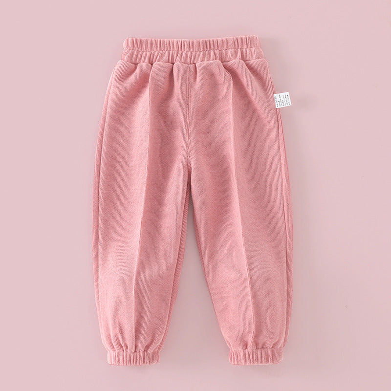 Cubs Lane Baby outerwear pants spring and autumn thin autumn clothing boys casual sports pants cotton girls children baby trousers