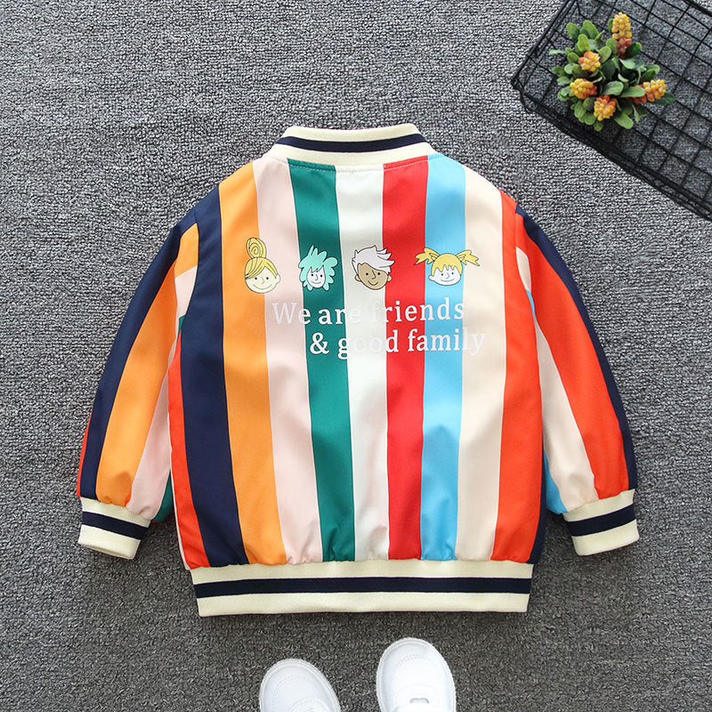 Cubs Lane Multi Color  Solid Full-Sleeve Jacket