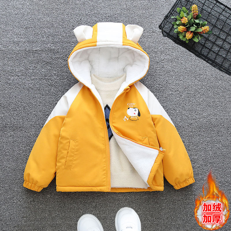 Cubs Lane Yellow Solid Full-Sleeve Jacket