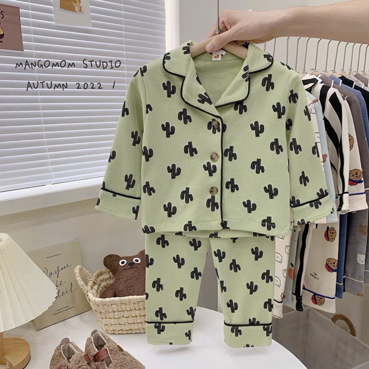 Cubs Lane Clothes Pajamas Boys and Girls Baby Autumn Style