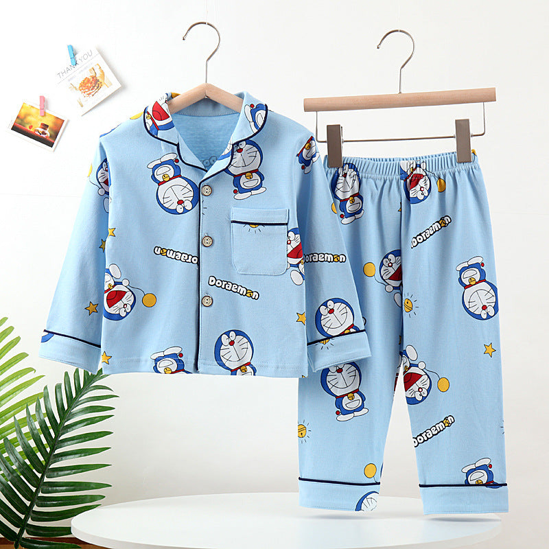 Cubs Lane children's pajamas boys pure cotton long sleeves