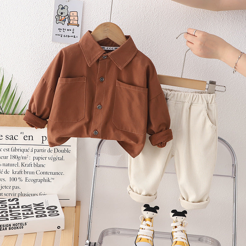 Cubs Lane new children's spring and autumn style stylish coat shirt