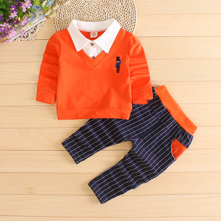 Cubs Lane suits for boys' sports tops and pants two-piece suits