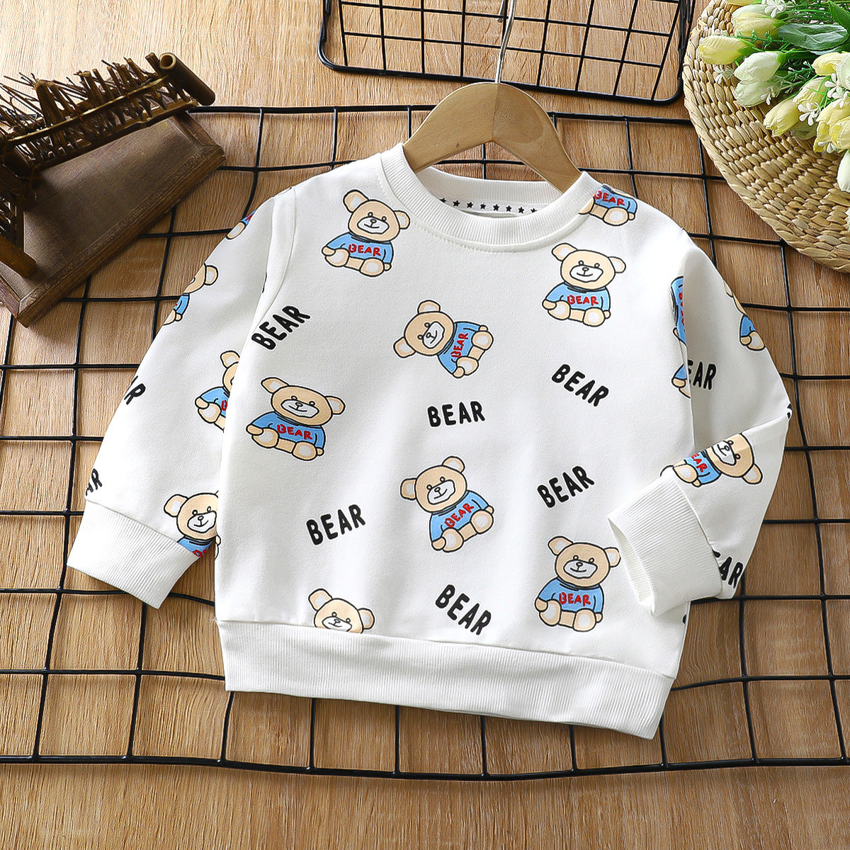 Cubs Lane children's Winterwear autumn style pure cotton boys and girls long-sleeved T-shirt