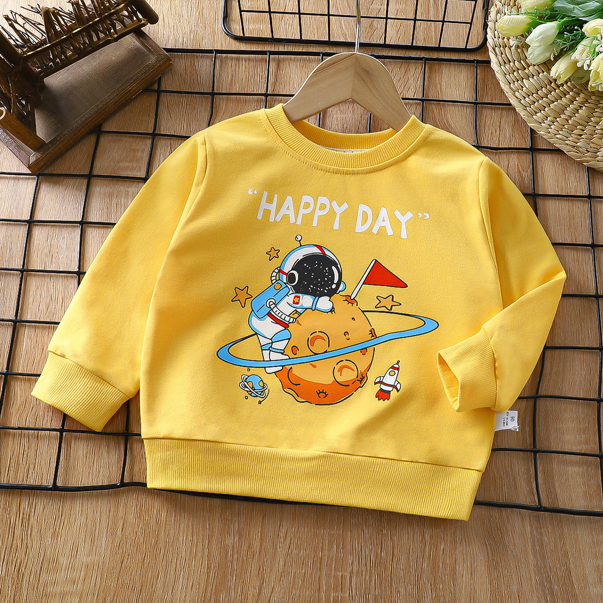 Cubs Lane children's Winterwear autumn style pure cotton boys and girls long-sleeved T-shirt