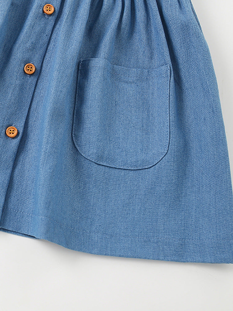 Cubs Lane  Blue Color Stylish Dress For Girls