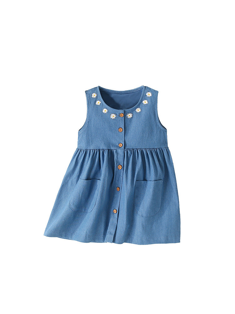 Cubs Lane  Blue Color Stylish Dress For Girls