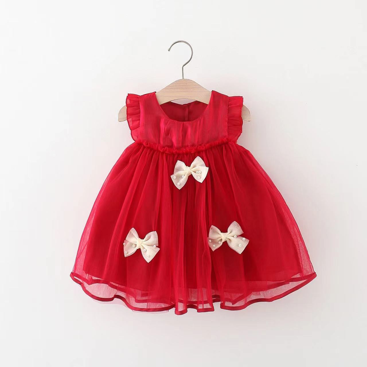 Cubs Lane Red Color  Stylish Dress For Girls