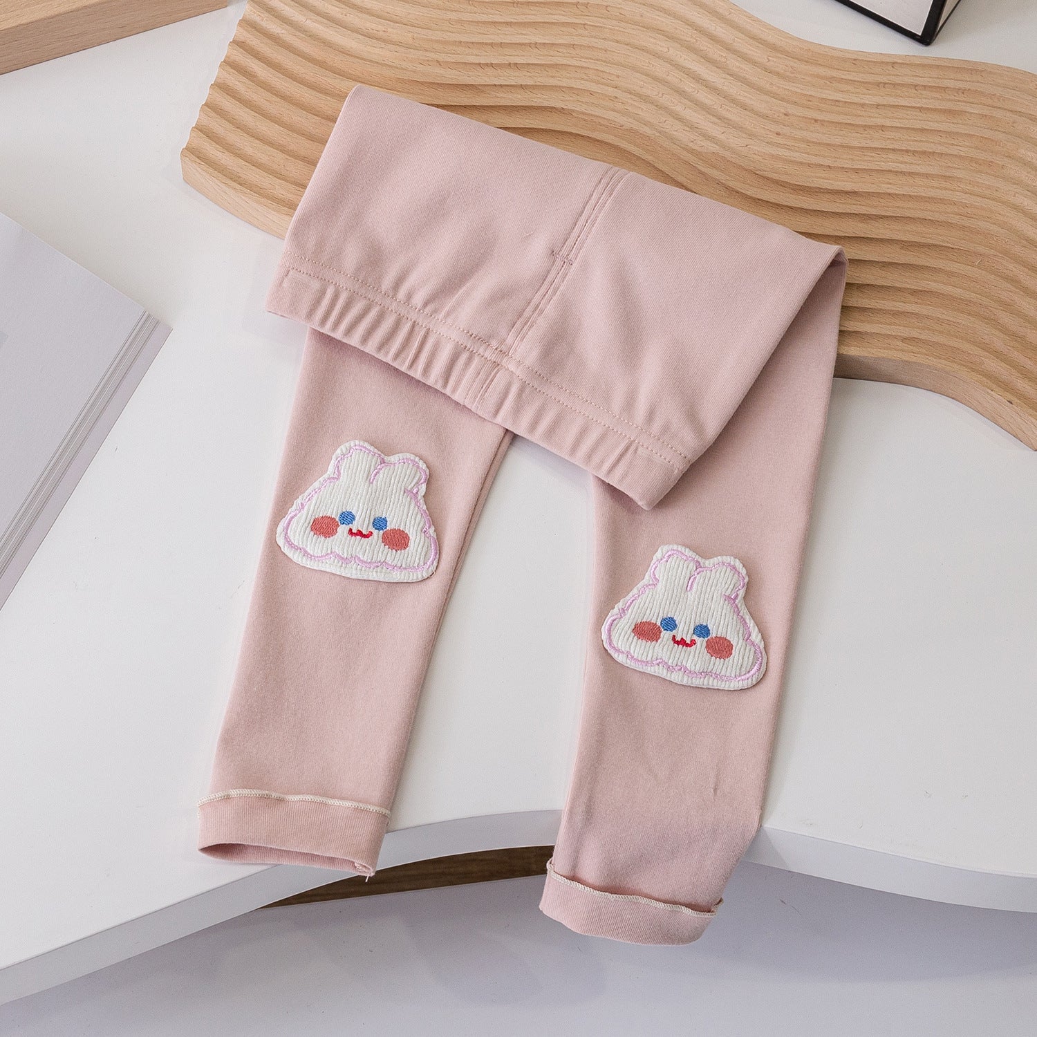 Cubs Lane  new rabbit trousers baby girls casual mid-waist versatile trousers