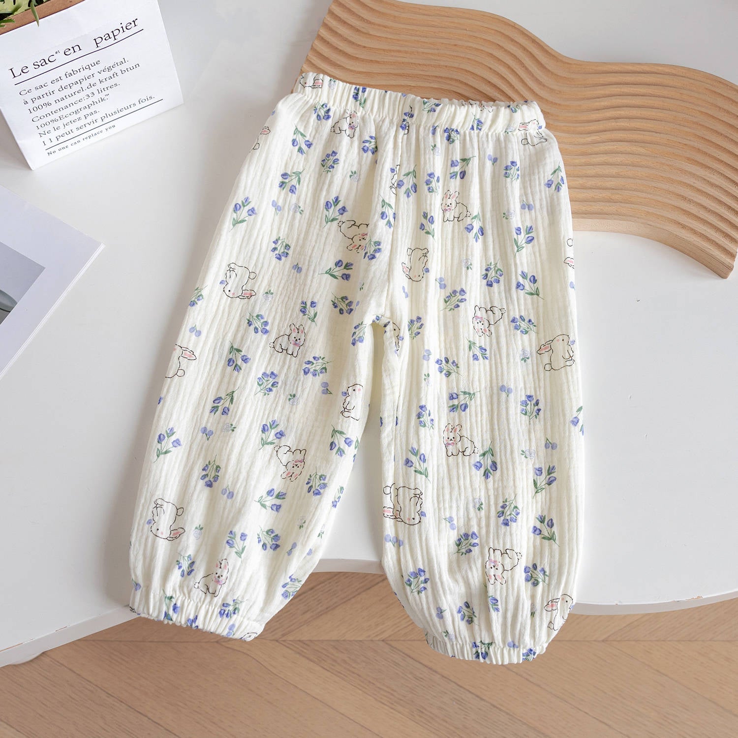 Cubs Lane floral trousers baby girl air-conditioning pants bloomers summer leggings pants