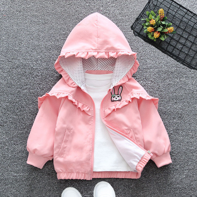 Cubs Lane Pink Solid Full-Sleeve Jacket