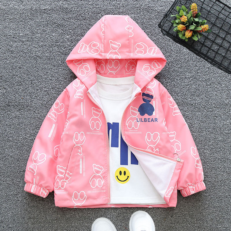 Cubs Lane Pink Solid Full-Sleeve Jacket