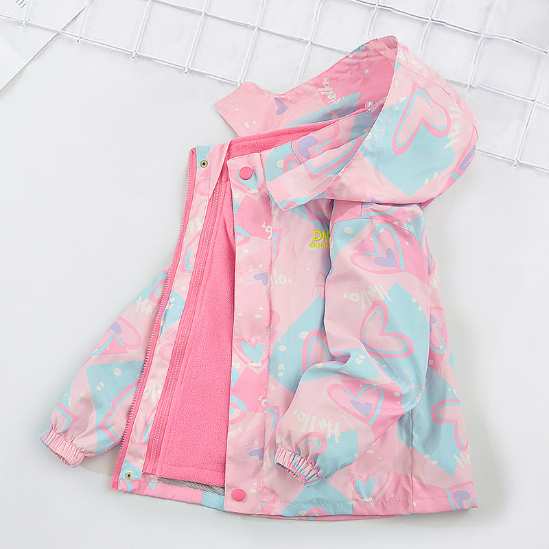 Cubs Lane Pink Solid Full-Sleeve Jacket