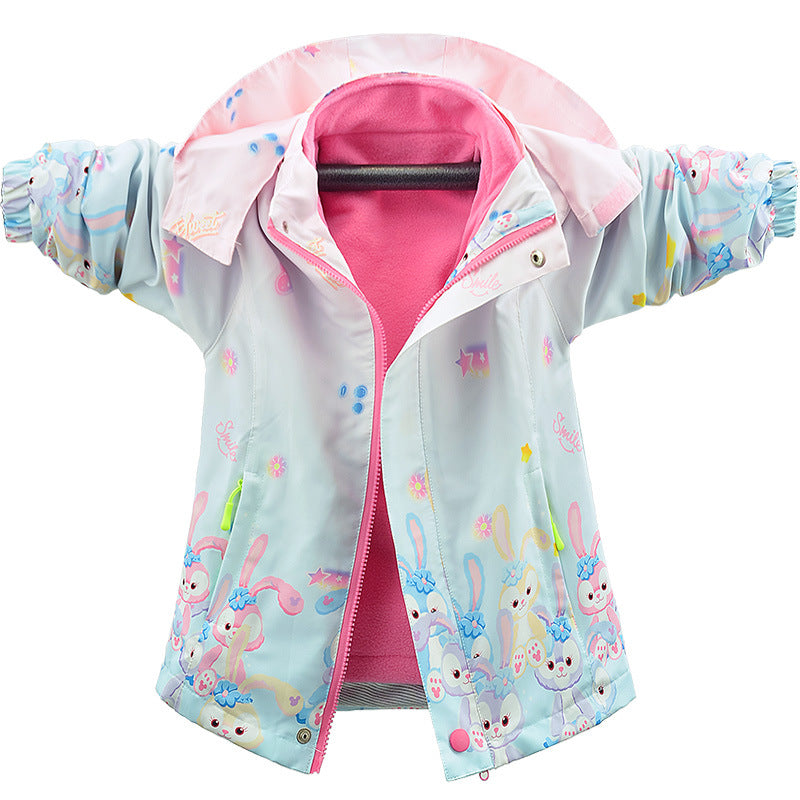 Cubs Lane Pink Solid Full-Sleeve Jacket