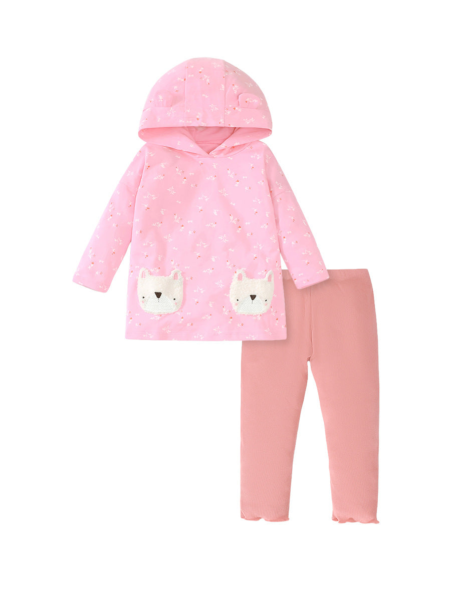 Cubs Lane Little maven autumn new Girls Winterwearlong-sleeved cotton